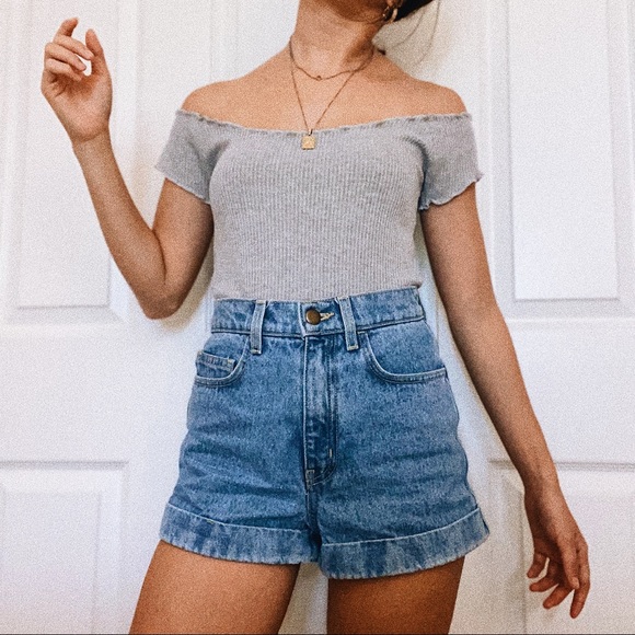 Brandy Melville Tops - Brandy Melville Gray Top